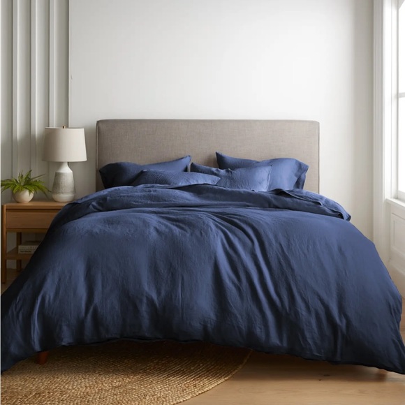Quince Bedding New Quince European Flax Linen King Duvet Cover Set